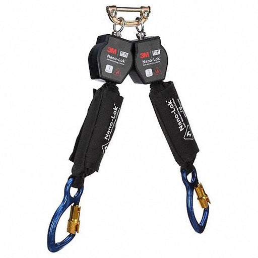 3M 3100569 Self - Retracting Lifeline Steel Quick - Connect Anchor, Harness Aluminum Carabiner, 2 legs - ZenverasKV812P82