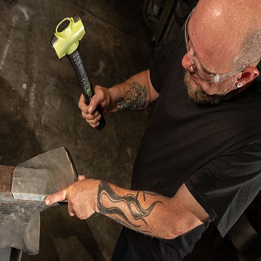 Wilton 20412 Steel Engineering Hammer Steel Handle, 4 lb Head Wt, 1 3/4 in Dia, 12 in Overall Lg, Round Shape - ZenverasKV12A537