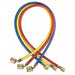 Yellow Jacket 22985 Hose 60 in Lg, 45° Angle, Blue/Red/Yellow, Rubber, 3 Hoses - ZenverasKV12H942