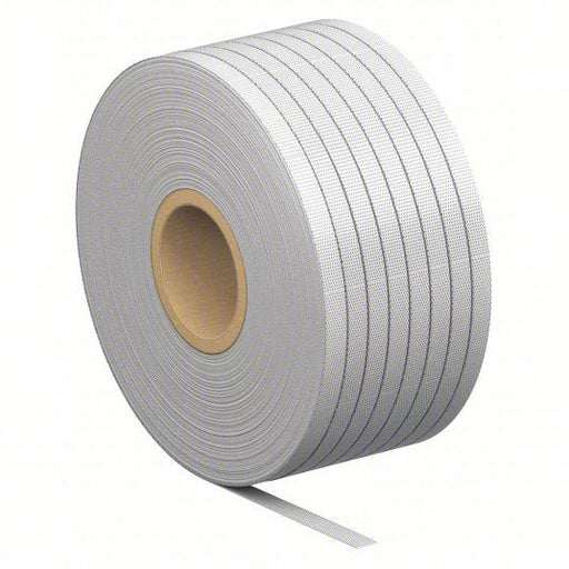 KVM Tools KV16P070 Plastic Strapping 1,050 lb Break Strength, 2,100 ft Overall Lg, White - ZenverasKV16P070