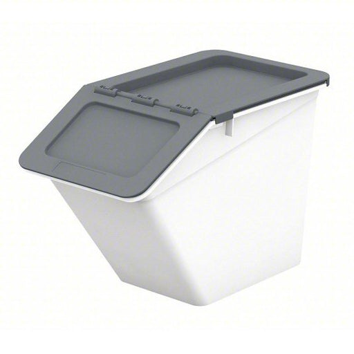 Shutter 1010110 Storage Bin Stack and Nest, Plastic, White, 11 1/4 in H, 16 1/8 in W - ZenverasKV172J76