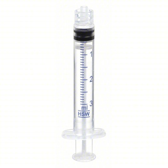 Henke-Ject 8300005762 3-Part Disposable Syringe 3 mL, Luer Lock, Polypropylene PK100 - ZenverasKV19G390