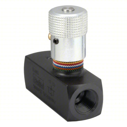 Parker F600S Hydraulic Flow Control Valve 8 gpm Max Flow Rate, 3/8 in NPT, 3/8 in NPT, Steel, Control - ZenverasKV1A042