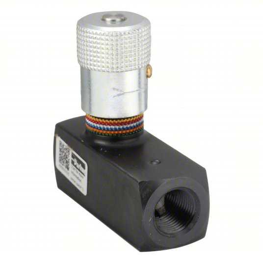 Parker F600S Hydraulic Flow Control Valve 8 gpm Max Flow Rate, 3/8 in NPT, 3/8 in NPT, Steel, Control - ZenverasKV1A042