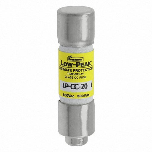Eaton Bussmann LP - CC - 20 CC Class Time Delay 20A 600V AC Non - Indicating Fuse - ZenverasKV1CX53