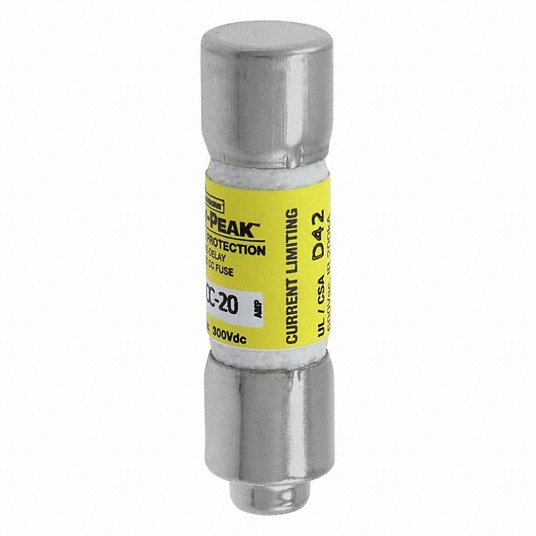 Eaton Bussmann LP - CC - 20 CC Class Time Delay 20A 600V AC Non - Indicating Fuse - ZenverasKV1CX53