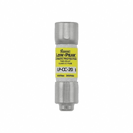 Eaton Bussmann LP - CC - 20 CC Class Time Delay 20A 600V AC Non - Indicating Fuse - ZenverasKV1CX53