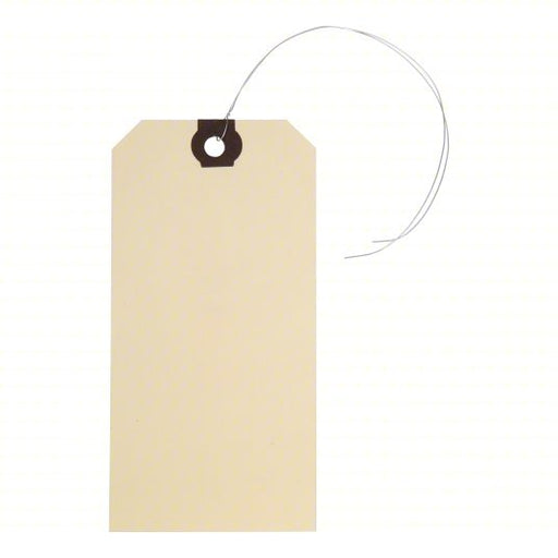 KVM Tools KV1GYN9 Blank Shipping Tag #5, 4 3/4 in Tag Ht, 2 3/8 in Tag Wd, 13 Points, Manila, Paper, 1,000 PK - ZenverasKV1GYN9