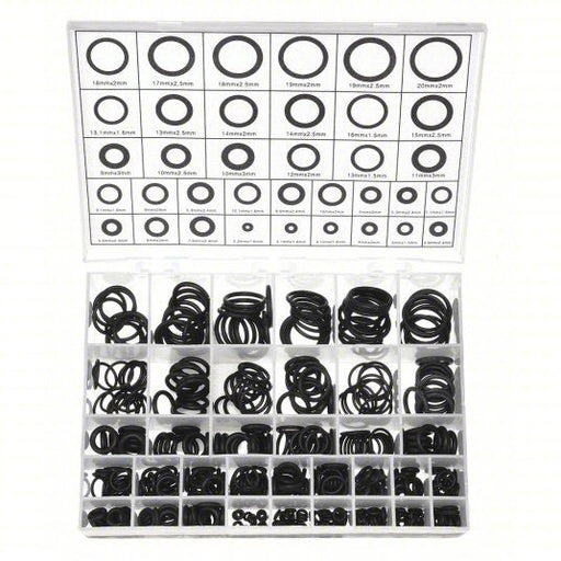 KVM Tools KV1RGY3 O - Ring Assortment Metric, Buna N, 500 Pieces, 36 # of Sizes, 70 Shore A - ZenverasKV1RGY3