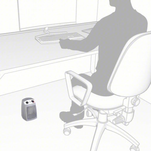 KVM Tools KV1VNW9 Portable Electric Heater 650W/1000W/1500W, 2218/3412/5118 BtuH Heating Capacity, Gray - ZenverasKV1VNW9