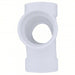 KVM Tools 1WJR9 Double Sanitary Tee Sch 40, 2 in x 2 in x 2 in x 2 in Fitting Pipe Size, White - ZenverasKV1WJR9