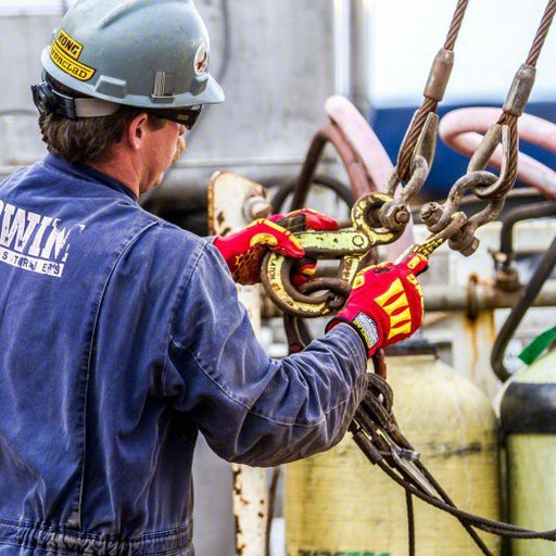 Kong KRC5 - 04 - L Mechanics Gloves L (9), Riggers Glove, Synthetic Leather with Silicone Grip, Palm Side, 1 PR - ZenverasKV20JE89