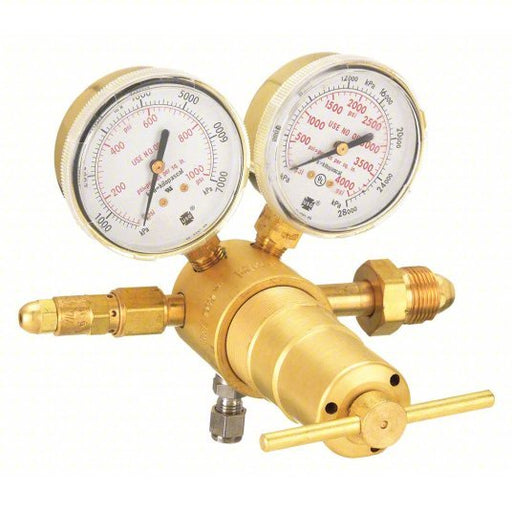 Victor 0781 - 1408 Gas Regulator Single Stage, CGA 580 Inlet, 1/4" Swagelok Outlet, 750 psig, Brass Diaphragm - ZenverasKV20UK08