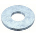 Fabory U38400.025.0003 Flat Washer For Screw Size 1/4 in, Steel, Not Graded, Zinc Plated, 0.281 in In Dia, 100 PK - ZenverasKV22UG98
