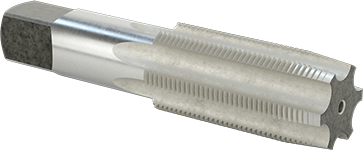 McMaster 26035A225 Carbon Steel Tap Taper Chamfer, 1 - 3/8" - 12 Thread Size, 3" Thread Length - ZenverasKV26035A225