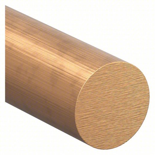 KVM Tools BR360/1 - 36 360 Brass Rod 1 in Outside Dia, 36 in Overall Lg, H02, Mill, 45,000 psi Yield Strength - ZenverasKV2ABJ7