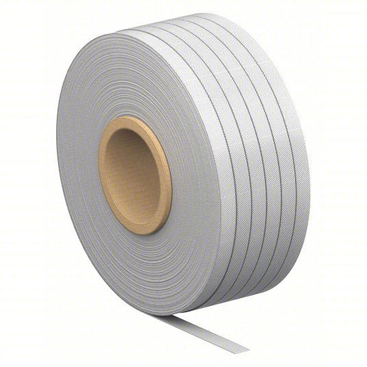 KVM Tools KV2CXP8 Plastic Strapping 1,830 lb Break Strength, 1,320 ft Overall Lg, White - ZenverasKV2CXP8