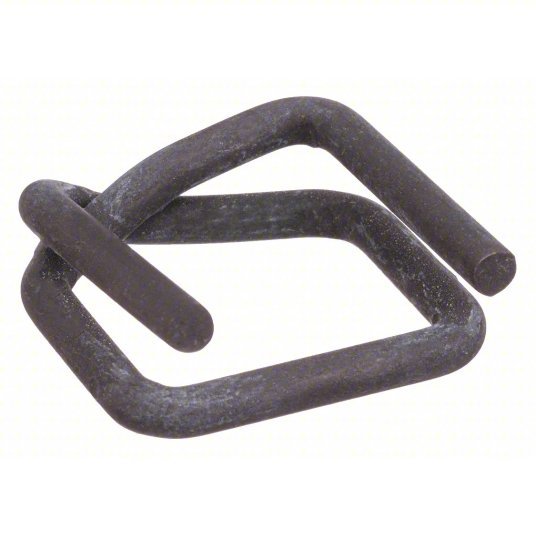 KVM Tools KV2CXR1 Strapping Buckle Fits 3/4 in Strap Wd, 3/4 in Seal Inside Wd, Steel, Phosphated, 1,000 PK - ZenverasKV2CXR1