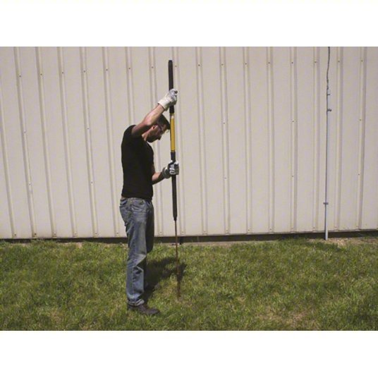 Nvent Erico 615880 Pointed End Ground Rod 5/8 in Dia, 8 ft Overall Lg, Copper Bonded Steel - ZenverasKV2KXL8