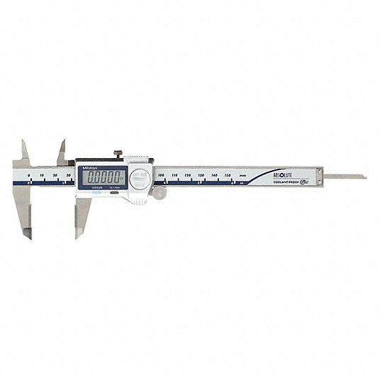 Mitutoyo 500 - 752 - 20 4 - Way Digital Caliper 0 in to 6 in /0 mm to 150 mm, IP67, Inch/Metric, Cabled - ZenverasKV2VNH6