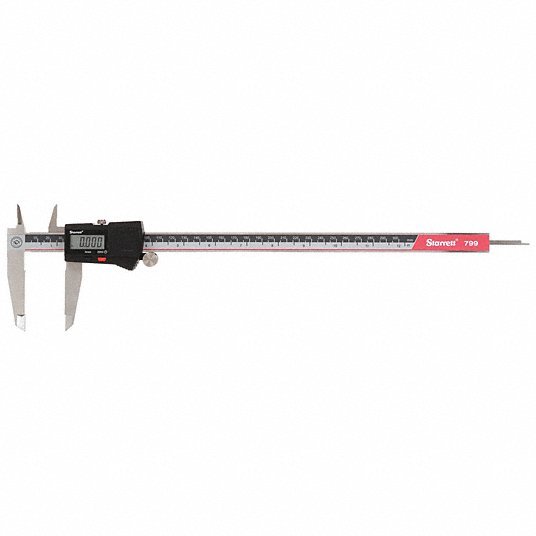 Starrett EC799A - 12/300 4 - Way Digital Caliper 0 in to 12 in /0 mm to 300 mm, Inch/Metric, Stainless Steel - ZenverasKV2ZUF9