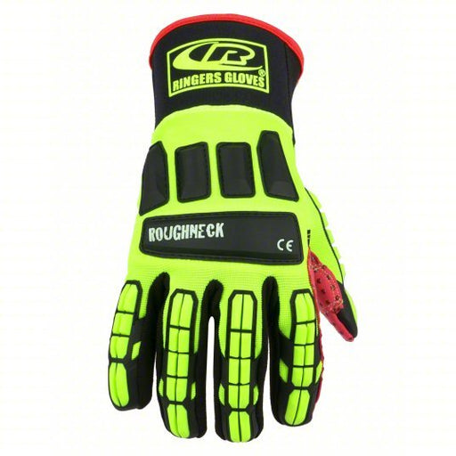 Ringers 267 - 09 Mechanics Gloves M (9), Synthetic Leather with Silicone Grip, 1 PR - ZenverasKV30D805