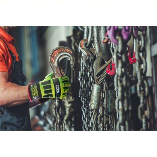 Ringers 267 - 09 Mechanics Gloves M (9), Synthetic Leather with Silicone Grip, 1 PR - ZenverasKV30D805