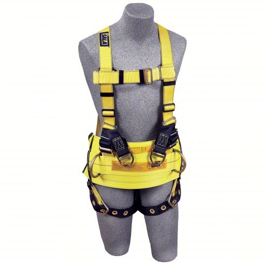 3M 1105825 DBI - SALA Full Body Harness Gen Use, Vest Harness, Mating / Tongue, Mating, L, Steel D - Rings - ZenverasKV30M446