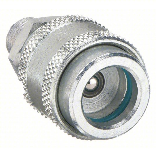 Parker 3050 - 3 Hydraulic Quick Connect Hose Coupling 3/8 in Coupling Size, Steel, 22.71 lpm Max. Flow Rate - ZenverasKV31A789