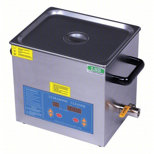 Lab Safety 32V120 Ultrasonic Cleaner 3.12 gal Tank Capacity, 5 7/8 in Tank Dp, 6 in Tank Ht - ZenverasKV32V120