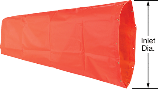 McMaster 3836K14 High - Velocity Windsock with 18" Inlet Diameter - ZenverasKV3836K14