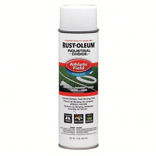 Rust - Oleum 206043 Athletic Field Striping Paint Inverted Paint Dispensing, White, 20 oz - ZenverasKV3BU13
