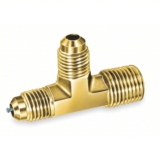 JB Industries A31514 Access Valve Tee Access 1/4 in Male SAE, Line 1/4 in NPT Male, Run, 3 1/4 in Lg, 3 PK - ZenverasKV3DXA8