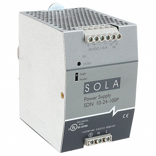 SOLAHD SDN1024100P DC Power Supply DIN Rail, 240 W Output Power - Rated, 10 A Current - Output, Single Phase - Zenveras3WY65
