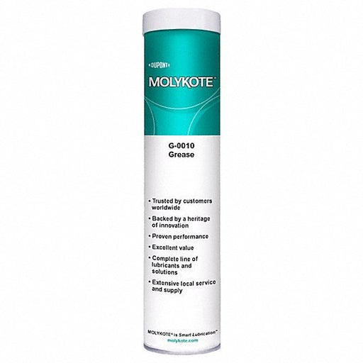 Molykote 4086339 Bearing Grease G - 0010, 14.1 oz, Cartridge, NLGI Grade 2, Polyurea Thickener Case of 10 - ZenverasKV812X55