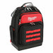 Milwaukee 48 - 22 - 8201 Tool Backpack 18 in W 9 7/16 in D 20 3/8 in H, Ballistic Nylon, Red, 46 Inside Pockets - ZenverasKV416P44