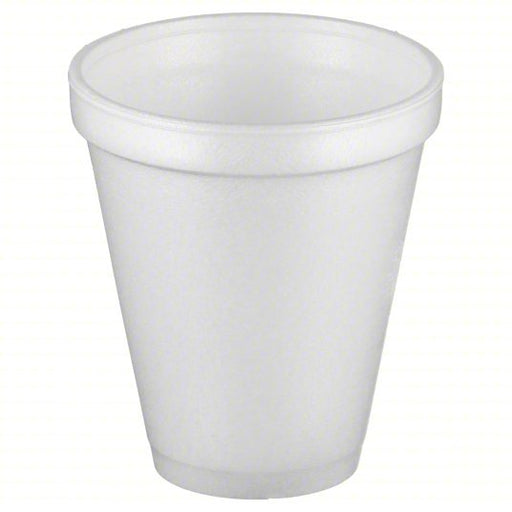 Dart 12J12 Disposable Hot/Cold Cup 12 oz Capacity, White, Foam, Unwrapped, Patternless, 1,000 PK - ZenverasKV1PTN5