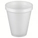 Dart 12J12 Disposable Hot/Cold Cup 12 oz Capacity, White, Foam, Unwrapped, Patternless, 1,000 PK - ZenverasKV1PTN5
