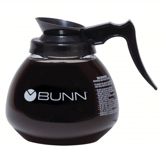 Bunn 42400.0101 Pourover Decanter 64 fl oz Max Capacity, Glass, Pour Over Pour, 6 1/2 in Overall Ht - ZenverasKV12H104
