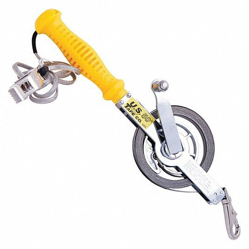 US Tape 58850 Double Duty Oil Gauging Tape Measure 50 ft / 15 m, Swivel Snap Tip, Steel, Metric/SAE, Gray - ZenverasKV449U62