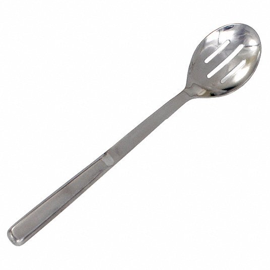 Crestware BUF3 Serving Spoon 11 3/4 in Overall Lg, Silver, Stainless Steel, Polished - ZenverasKV45GH05