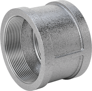 McMaster 4638K173 Low - Pressure Pipe Fitting Galvanized Iron, Straight Connector, 4 NPT Female - ZenverasKV4638K173