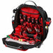 Milwaukee 48 - 22 - 8201 Tool Backpack 18 in W 9 7/16 in D 20 3/8 in H, Ballistic Nylon, Red, 46 Inside Pockets - ZenverasKV416P44