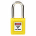 Master Lock 410YLW Lockout Padlock Keyed Different, Thermoplastic, Std Body Body Size, Metal, Yellow - ZenverasKV4FG05