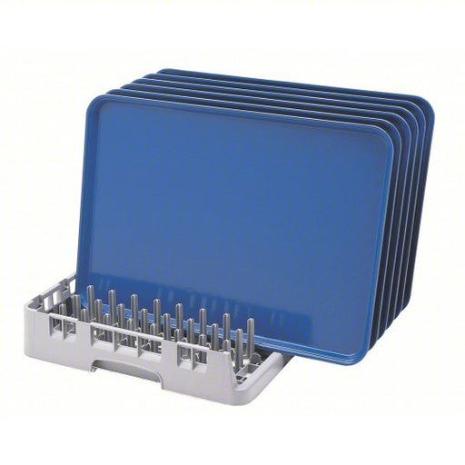 Cambro CAOETR314151 Open End Tray Rack 19 3/4 in Overall Lg, 19 3/4 in Overall Wd, 3 1/4 in Overall Ht, Gray - ZenverasKV4UJK2