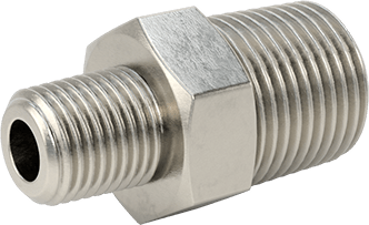 McMaster 51205K139 Extreme - Pressure 316 Stainless Steel Pipe Fitting Straight Reducer with Hex Body, 1/2 x 1/4 NPTF Male - ZenverasKV51205K139