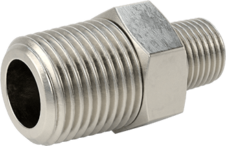 McMaster 51205K139 Extreme - Pressure 316 Stainless Steel Pipe Fitting Straight Reducer with Hex Body, 1/2 x 1/4 NPTF Male - ZenverasKV51205K139