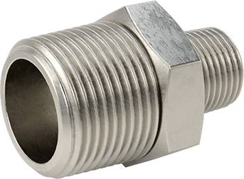 McMaster 51205K149 Extreme - Pressure 316 Stainless Steel Pipe Fitting Straight Reducer with Hex Body, 1 x 1/2 NPTF Male - ZenverasKV51205K149