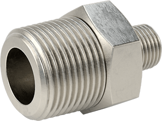 McMaster 51205K201 Extreme - Pressure 316 Stainless Steel Pipe Fitting Straight Reducer with Hex Body, 3/4 x 1/4 NPTF Male - ZenverasKV51205K201
