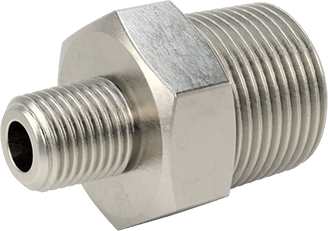 McMaster 51205K201 Extreme - Pressure 316 Stainless Steel Pipe Fitting Straight Reducer with Hex Body, 3/4 x 1/4 NPTF Male - ZenverasKV51205K201